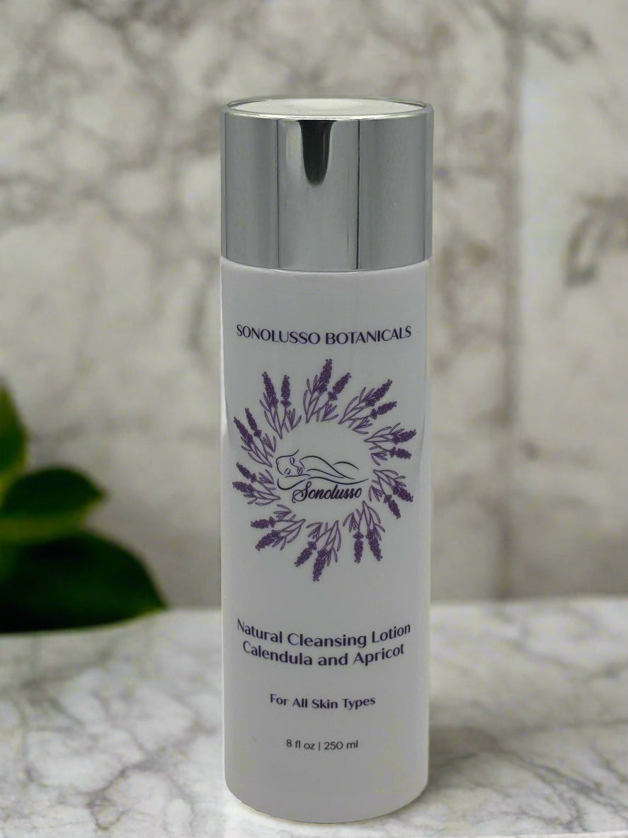Sonolusso Natural Cleansing Lotion — hero product shot