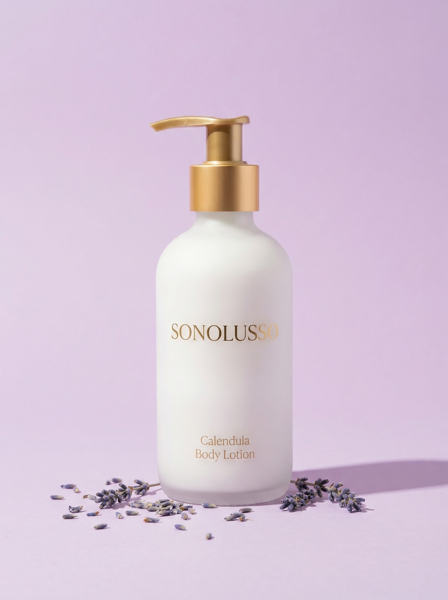 Natural Cleansing Lotion bottle with botanical ingredients