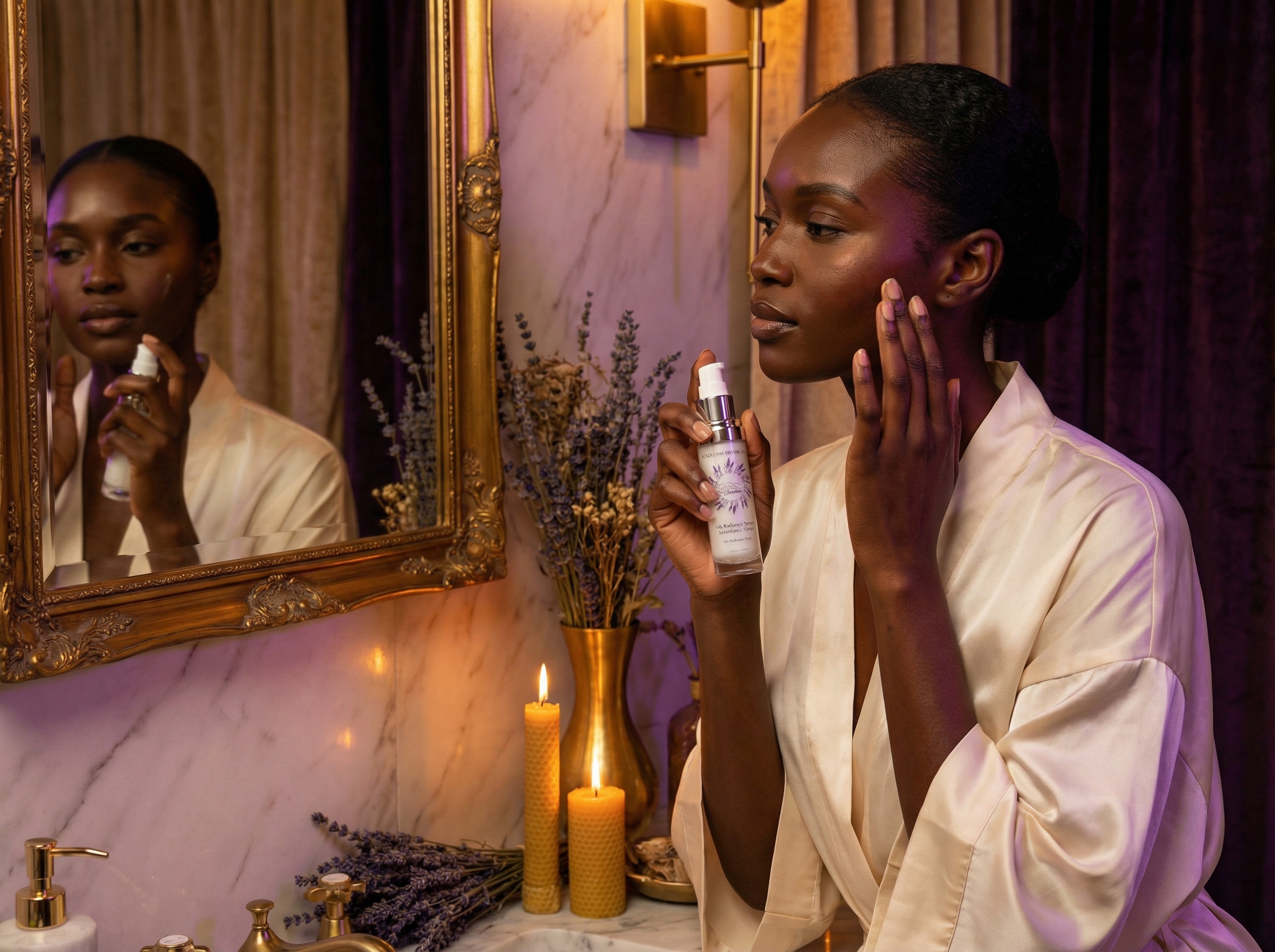 Step 1: Cleanse with Silk Radiance Serum